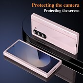 Χαμηλού Κόστους Samsung Θήκη-τηλέφωνο tok Για Samsung Galaxy Z Διπλώστε 6 Z Fold 5 Z Fold 4 Z Fold 3 Πίσω Κάλυμμα με βάση στήριξης Ανθεκτική σε πτώσεις Ρετρό PC