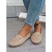 ieftine Mocasini de Damă-mocasini mocasini pentru femei – pantofi moi cu detaliu fundita si design cu strasuri, ideali pentru confort casual si plimbari primavara/vara