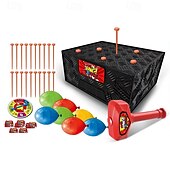 お買い得  Acessórios para festa-風船をたたくボードゲーム - 家族の夜のインタラクティブな戦略ゲーム pp 素材 対象年齢 3～6 冬のパーティーに最適なソロまたはマルチプレイヤー体験