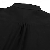 cheap Tops-Punk &amp; Gothic Medieval Renaissance Blouse / Shirt Ren Faire Prince Vampire Flounced Solid Color Men&#039;s Celtic Pirate Masquerade Performance Stage Renaissance Fair Adults&#039; Shirt Blouse