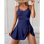 levne Surfovací tankiny a bikiny-Dámské Plavky Vázáno Plavky Jednobarevné Plavky Černá Fialová Prodyšné Rychleschnoucí Lehká váha Bez rukávů - Plavání Surfování Plážové Léto Jaro