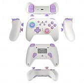 preiswerte Spielperipheriegeräte-RG P01 Kabelgebundener kabelloser Bluetooth-Spielecontroller RGB-Hall-Effekt-Joystick Xbox-Gamepad für PC Android iOS Steam