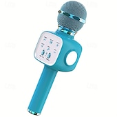 olcso Mikrofonok-kézi vezeték nélküli bluetooth mikrofon ktv karaoke mikrofon hangszóróval ios Android telefon számítógéphez