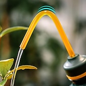 economico attrezzi da giardino-annaffiatoio con doccetta staccabile - ugello lungo flessibile, grilletto a pressione, irrigatore per piante in plastica trasparente per interni &amp;giardinaggio all&#039;aperto