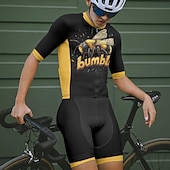 levne Pánské oděvní soupravy-Pánské Cyklodres a kraťasy Krátký rukáv Horská cyklistika Silniční cyklistika Černá Komiks Jezdit na kole Spandex Sportovní Komiks dopis a číslo Oblečení