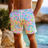 Муж. Цветочный принт Цветы Обтягивающие длинные шорты Купальные шорты Пляжные шорты Нормальная Гавайский На каждый день Отпуск Праздники Одежда для пляжа Недорогие Тропические растения и цветы-Муж. Цветочный принт Цветы Обтягивающие длинные шорты Купальные шорты Пляжные шорты Нормальная Гавайский На каждый день Отпуск Праздники Одежда для пляжа