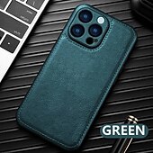 Недорогие Чехлы для iPhone-телефон Кейс для Назначение iPhone 16 Про Макс Плюс Айфон 15 Про Макс Плюс iPhone 14 13 12 11 Pro Max Plus Кейс на заднюю панель Защита от удара Ретро ТПУ Кожа PU