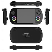 baratos Consoles de Jogos-rg40xx h console de jogos portátil tela de 4&#039;&#039; sistema linux joystick efeito de iluminação rgb rg40xxh player de vídeo console trimui