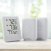 economico elettrodomestici-termometro wireless per interni ed esterni termometro elettronico digitale multifunzione per uso domestico da uno a due