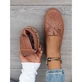 ieftine Mocasini de Damă-mocasini mocasini pentru femei – pantofi moi cu detaliu fundita si design cu strasuri, ideali pentru confort casual si plimbari primavara/vara