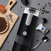 cheap Kitchen Appliances-160ML Mini Wireless Portable Electric Capsule Coffee Machine Black 1200mAh USB Charging Outdoor Business Travel Car Coffee Maker