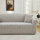 cheap Sofa Cover-Elastic Jacquard Fabric Sofa Cover Stretch Couch Cover Sectional L Shape Sofa Slipcover Corner Case for Living Room 1/2/3/4 Seat