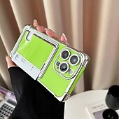 abordables Carcasas iPhone-teléfono Funda Para iPhone 16 Pro Max Plus iPhone 15 Pro Max Plus iPhone 14 13 12 Pro Max Plus Funda Trasera Ranura para tarjetas Antigolpes Retro TPU