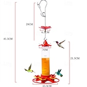 abordables observation des oiseaux et de la faune dans la cour-mangeoire à colibris, perchoir circulaire étanche 5 ports d&#039;alimentation pour extérieur, terrasse, patio