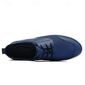 cheap Men&#039;s Sneakers-Men&#039;s Lightweight Breathable Mesh Lace-Up Sneakers – Casual Walking Shoes with Airy Design for Summer, Travel &amp; Everyday Comfort