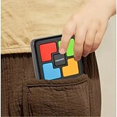 Недорогие Товары для вечеринок-интерактивная портативная игра на память интерактивная портативная игра на память с подсветкой &amp;звуки - развивающая головоломка для детей, идеальный подарок на день рождения или рождество