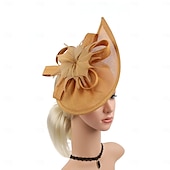 olcso Kalapok és fejdíszek-fascinators sapka virág tea party sapka nőknek toll kentucky derby sapka esküvőre