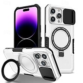levne Pouzdra pro iPhone-telefon Carcasă Pro iPhone 16 Pro Max Plus iPhone 15 Pro Max Plus iPhone 14 13 12 11 Pro Max Plus Zadní kryt se stojánkem Magnetické Podpora bezdrátového nabíjení Retro PC
