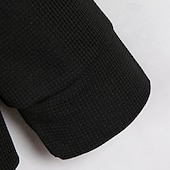 abordables sweats à capuche basiques pour hommes-Homme Sweat à capuche Sweat à capuche quart zippé Noir Blanche Bleu Kaki Gris Capuche Plein Cordon Sport &amp; Loisir du quotidien Vacances Polyester Vêtement de rue basique Décontractées Printemps