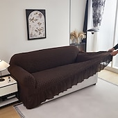 cheap Sofa Cover-Elastic Jacquard Fabric Sofa Cover Stretch Couch Cover Sectional L Shape Sofa Slipcover Corner Case for Living Room 1/2/3/4 Seat