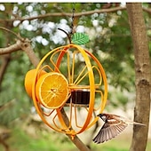 baratos observação de pássaros e vida selvagem no quintal-alimentador de pássaros oriole para geléia ao ar livre e laranjas, alimentador de pássaros de geléia de oriole de frutas laranja, recipiente de geléia de uva para beber pendurado em metal para jardim
