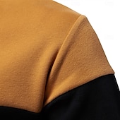 economico Felpe e Sweatshirt Elite da Uomo-Per uomo Felpa Polo Giallo Verde militare Rosso Blu Verde Bavero Blocco di colori Casuale Quotidiano Sportivo Casual Primavera &amp; Autunno Abbigliamento Felpe con cappuccio Felpe Manica Lunga