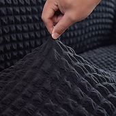 cheap Sofa Cover-Elastic Jacquard Fabric Sofa Cover Stretch Couch Cover Sectional L Shape Sofa Slipcover Corner Case for Living Room 1/2/3/4 Seat