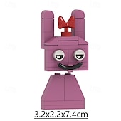cheap Building Toys-Sprunki Building Blocks Set  Sprunki Toys Action Figure DIY Model Kit for Boys Girls 8-14 Creative Horror Music Game Role for Fans Adults Christmas Decor Collectible Gift