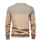 economico Felpe e Sweatshirt Elite da Uomo-Per uomo Felpa Polo Giallo Verde militare Rosso Blu Verde Bavero Blocco di colori Casuale Quotidiano Sportivo Casual Primavera &amp; Autunno Abbigliamento Felpe con cappuccio Felpe Manica Lunga