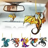 ieftine Pandative Auto și Ornamente-pandantiv din acrilic artă din seria dragonului starfire - decor pandantiv mașină