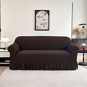 cheap Sofa Cover-Elastic Jacquard Fabric Sofa Cover Stretch Couch Cover Sectional L Shape Sofa Slipcover Corner Case for Living Room 1/2/3/4 Seat