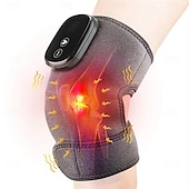 cheap Body Massager-Heated Knee Massager Shoulder Brace 3-In-1 Heated Knee Elbow Shoulder Brace Wrap Vibration Knee Heating Pad 3 Adjustable Vibrations And Heating Modes for Knee Elbow Shoulder Relax Leg Warmers