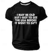  4 luglio 2026 250° Giorno della Memoria Patriottico Patriot Maglietta a maniche corte con stampa 3D Bandiera USA Girocollo Daily Street