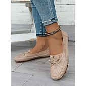 ieftine Mocasini de Damă-mocasini mocasini pentru femei – pantofi moi cu detaliu fundita si design cu strasuri, ideali pentru confort casual si plimbari primavara/vara