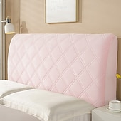 billige Sengetøy tilbehør-Tykkere sengegavl trekk quilted sengegavl trekk tvilling/dronning/full/konge fløyel støvbeskyttende sengegavl beskyttelsestrekk soveromsdekorasjon