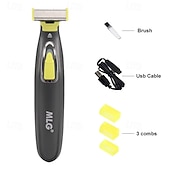 economico Rasatura e depilazione-mlg rasoio elettrico per uomo e donna trimmer portatile per tutto il corpo usb lama a forma di t rasoio per barba ascelle per lavabile
