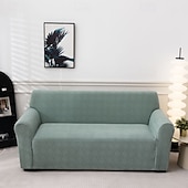 cheap Sofa Cover-Elastic Jacquard Fabric Sofa Cover Stretch Couch Cover Sectional L Shape Sofa Slipcover Corner Case for Living Room 1/2/3/4 Seat