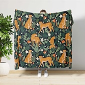 お買い得  ブランケット＆毛布-ブランケット＆毛布, 動物 ポリエステル / フランネルフリース ウォーマー ソフト 快適 毛布