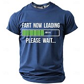 billiga Roliga T-shirts för män-Herr Rolig T-shirt Kortärmad T-shirt 3D-tryck Rund hals Skjorta Mode Dagligen Gata Dagligen Svart Blå Grön Sommar Vår Kläder S M L XL XXL XXXL