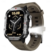 ieftine Ceasuri Smart-696 H11 Ceas inteligent 2.01 inch Uita-te inteligent Bluetooth Monitorizarea temperaturii Pedometru Reamintire Apel Compatibil cu Android iOS Dame Bărbați Telefon Hands-Free Rezistent la ap