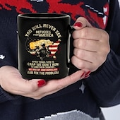 levne Šálky a hrnečky-hrnek na kávu černý retro vintage keramický hrnek s grafickým designem 12oz/330ml perfektní dárek pro přátele svatba ke dni matek