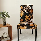 cheap Dining Chair Cover-Arrival Super Fit Stretch Removable Washable Short Dining Chair Protector Cover Seat Slipcover for Hotel Dining Room Ceremony Banquet Wedding Party