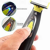 economico Rasatura e depilazione-mlg rasoio elettrico per uomo e donna trimmer portatile per tutto il corpo usb lama a forma di t rasoio per barba ascelle per lavabile