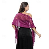 preiswerte Wraps für Hochzeitsgäste-Spitzenblumenschal Braut Hochzeitskleid Abendkleid Cheongsam Tanzparty Bankettschal
