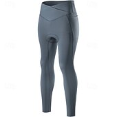cheap Women&#039;s Pants, Shorts &amp; Skirts-WOSAWE Women&#039;s Cycling Tights Cycling Pants Bike Pants Bike Tights Relaxed Fit Sports Breathable Quick Dry Comfortable Black Grey Clothing Apparel Bike Wear