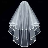 economico Accessori-FUTURA SPOSA Halloween Velo da sposa con pettine Accessori per la festa di addio al nubilato Adulti Per donna Halloween Carnevale Matrimonio Addio al nubilato Addio al Nubilato Costumi di Halloween