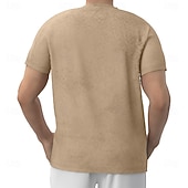  Męska Krucjaty Rycerzy Templariuszy T-shirt Krótki Rękaw T-shirt 3D Print Crew Neck Koszulka Moda Codzienna Ulica Codziennie Khaki Letnia Wiosenna Odzież