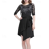 Χαμηλού Κόστους Λατινικές φούστες-γυναικεία φορέματα λάτιν σάλσα ταγκό πατινάζ μαντίλι χορού κούνια ρούμπα chacha χωλ κοστούμι