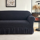 cheap Sofa Cover-Elastic Jacquard Fabric Sofa Cover Stretch Couch Cover Sectional L Shape Sofa Slipcover Corner Case for Living Room 1/2/3/4 Seat