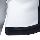 preiswerte Basic-T-Shirts-Herren T-Shirt mit Knöpfen T Shirt T-Shirt Kurzarmshirt Kurzarm V Ausschnitt Sommer Frühling Farbblock Mode Designer Basic Knöpfe Urlaub Straße Ausgehen Schwarz Weiß Wein Top T-Shirt für Herren